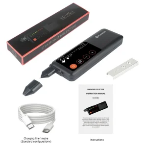 Rechargeable Diamond Tester Pen, Professional High Accuracy Jewelry Black